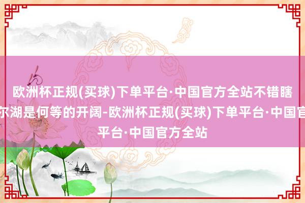 欧洲杯正规(买球)下单平台·中国官方全站不错瞎想贝加尔湖是何等的开阔-欧洲杯正规(买球)下单平台·中国官方全站