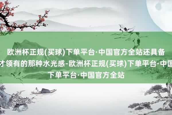 欧洲杯正规(买球)下单平台·中国官方全站还具备只须仙女才领有的那种水光感-欧洲杯正规(买球)下单平台·中国官方全站