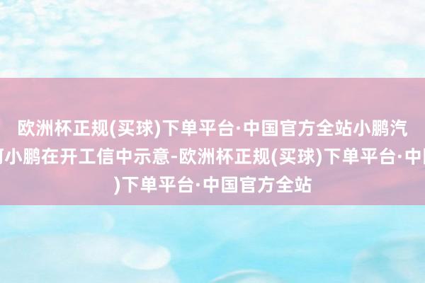 欧洲杯正规(买球)下单平台·中国官方全站小鹏汽车董事长何小鹏在开工信中示意-欧洲杯正规(买球)下单平台·中国官方全站